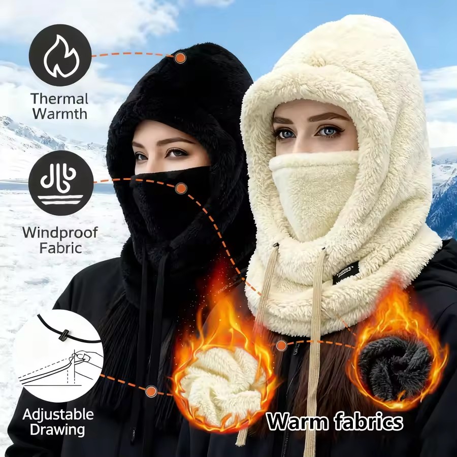 Balaclava Ski Mask Windproof Fleece - Balaclava Térmica Quente e à Prova