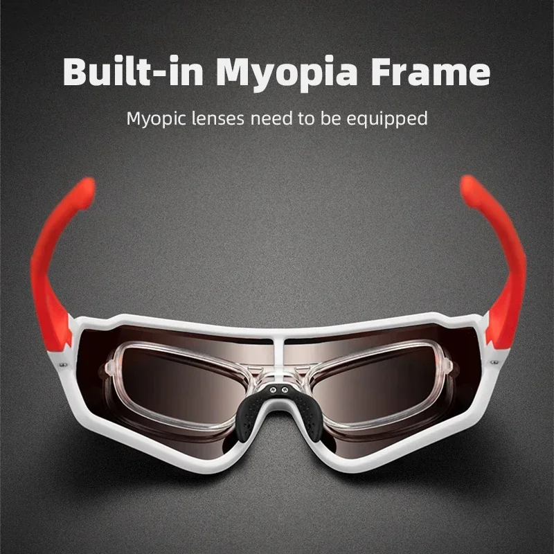 Ski Goggles Polarized Photochromic - Rockbros óculos de ciclismo das mulheres