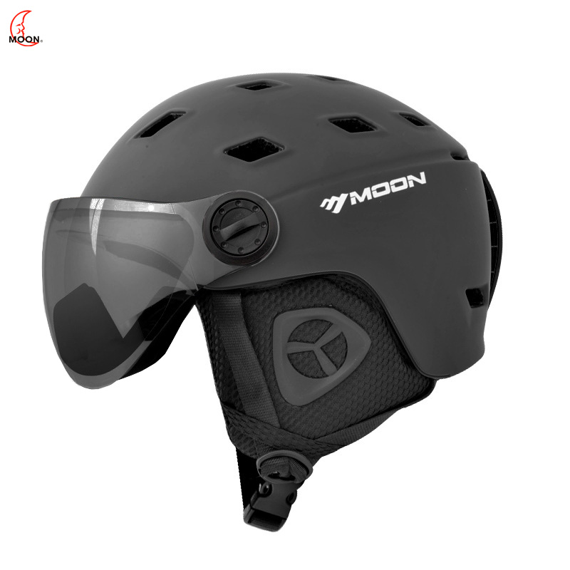 Ski Helmet With Integrated Visor - LUA-Viseira De Neve Integrada Formando Equipamento