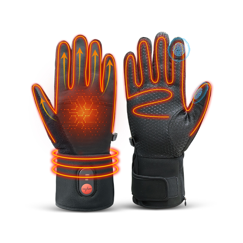 Heated Ski Gloves Battery Waterproof - Luvas de esqui elétricas aquecidas com