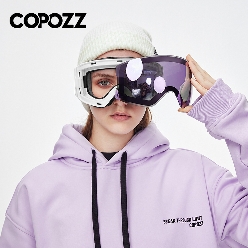 Ski Goggles Magnetic Quick Change Lens - Óculos de esqui profissionais magnéticos COPOZZ,