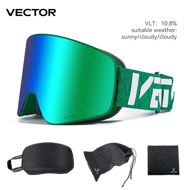 Ski Goggles Magnetic Quick Change Lens - Óculos de esqui magnéticos VECTOR com