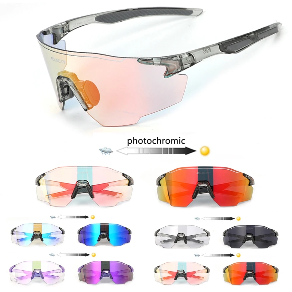 Ski Goggles Polarized Photochromic - Novo fotocromático polarizado óculos de ciclismo