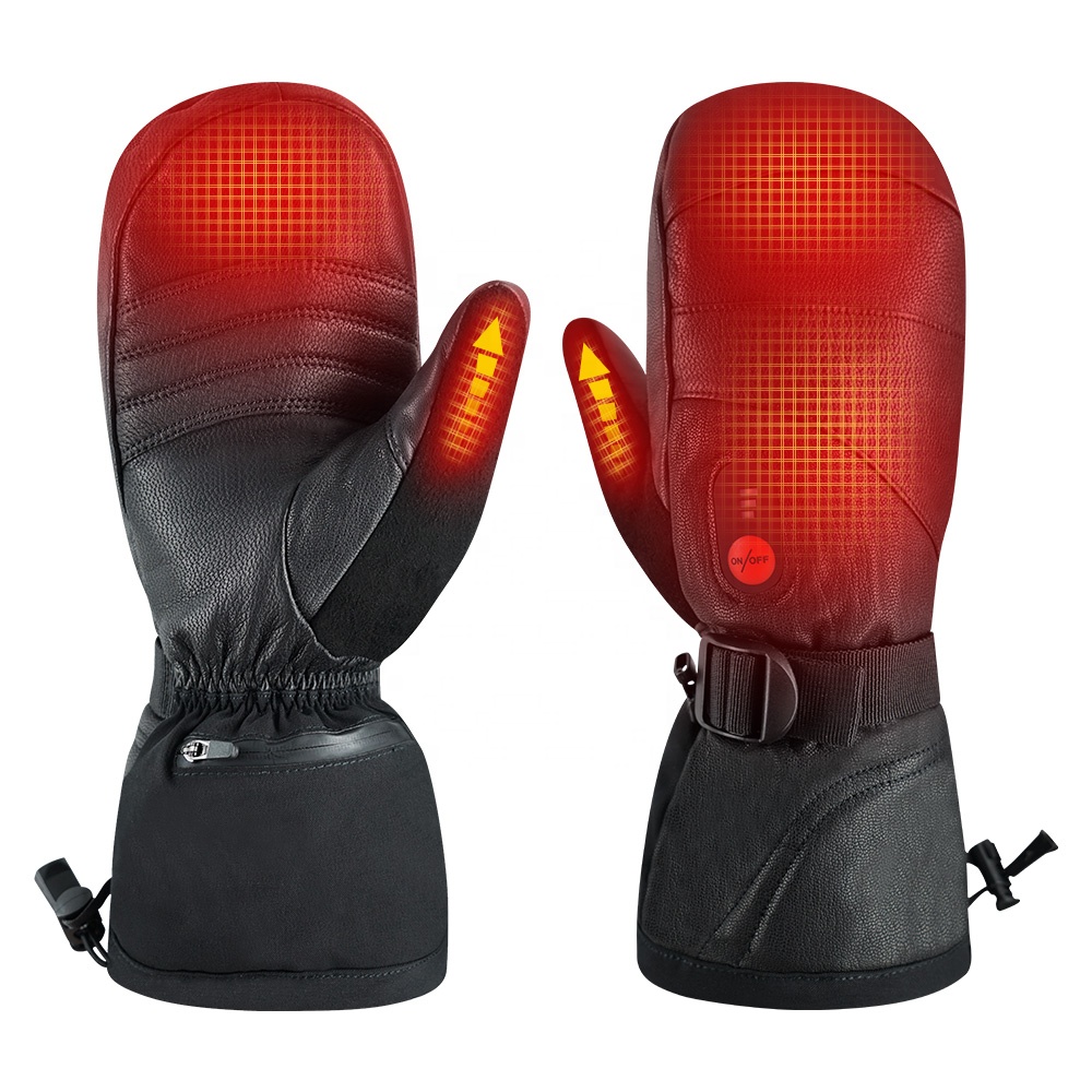 Heated Ski Gloves Battery Waterproof - Luvas de Esqui Aquecidas Recarregáveis Elétricas