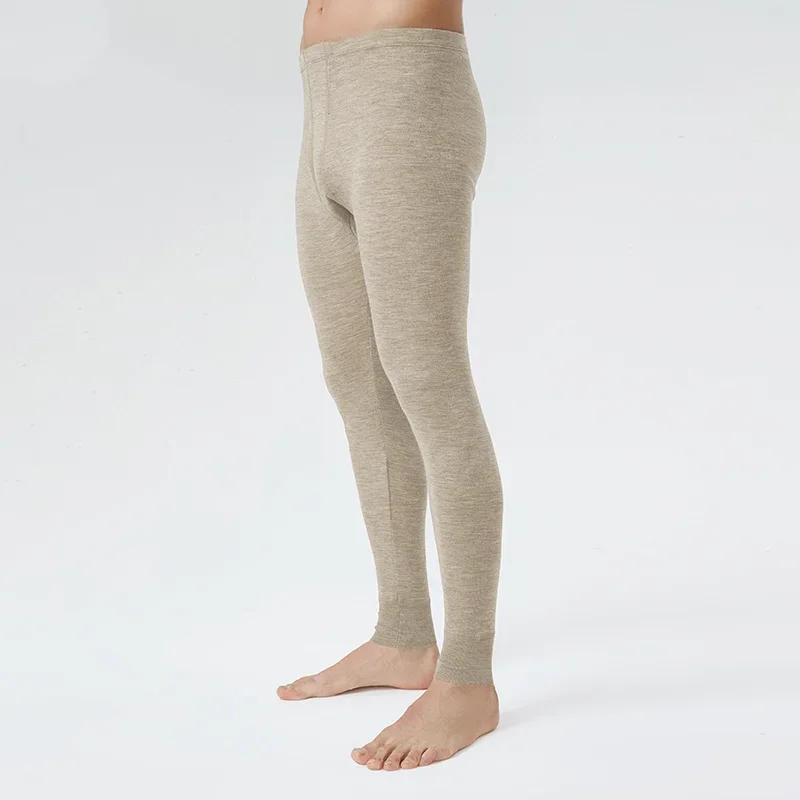 Merino Wool Base Layer Thermal Underwear - Calças Térmicas Masculinas 100% Lã Merino