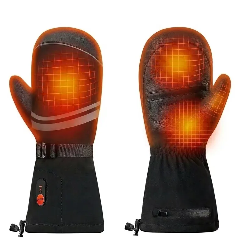 Heated Ski Gloves Battery Waterproof - Luvas de Pulso Aquecidas Recarregáveis à