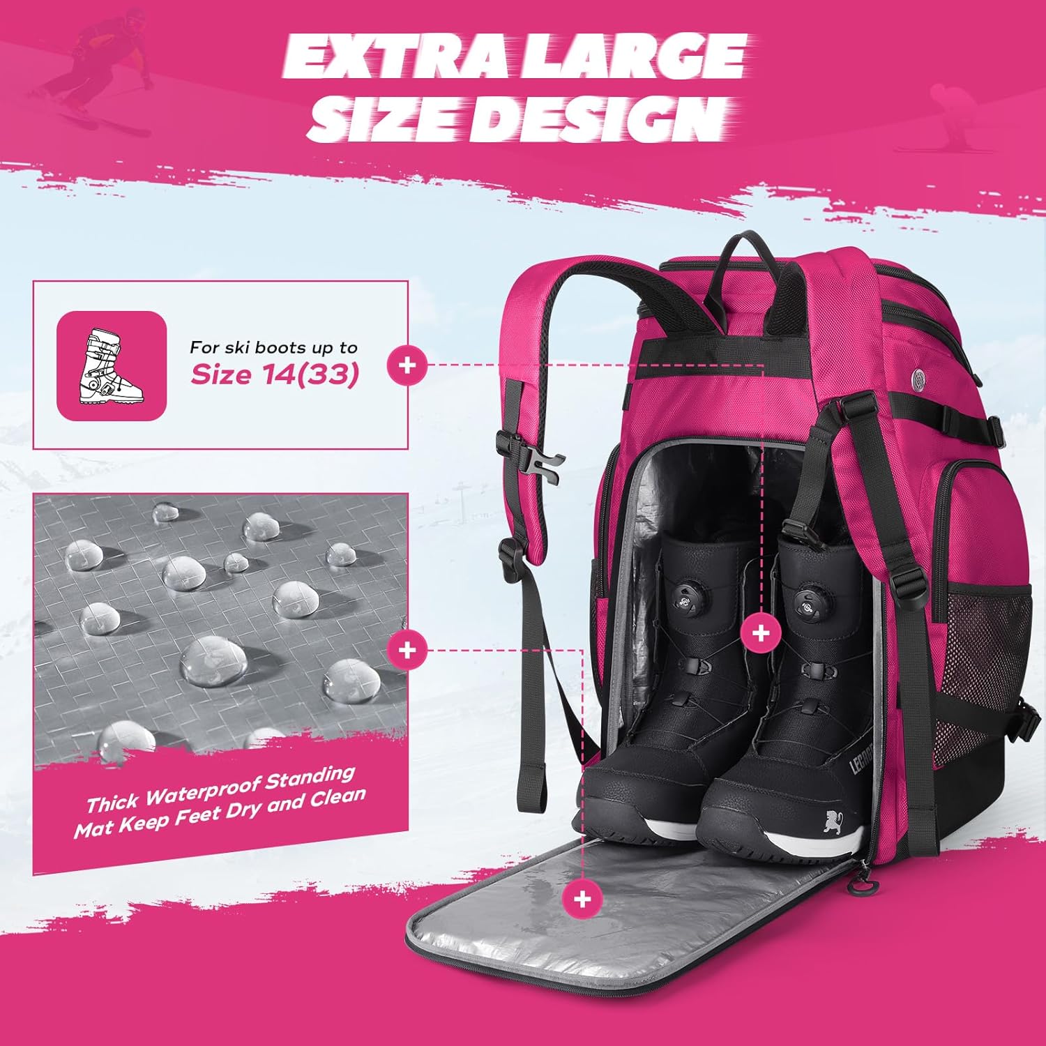 Maelstrom bolsa para bota de e - Ski Boot Bag Backpack Travel avaliação e preço