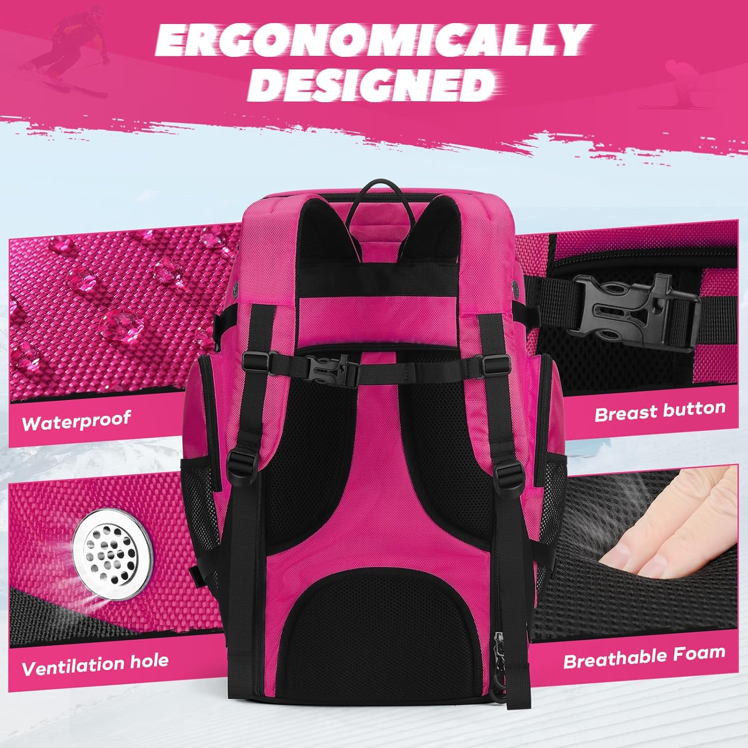 Maelstrom bolsa para bota de e - Ski Boot Bag Backpack Travel avaliação e preço