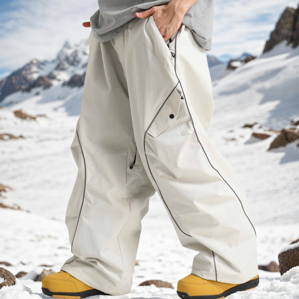 Gsu neve listra reflexiva calç - Ski Pants Waterproof Insulated Winter avaliação e preço