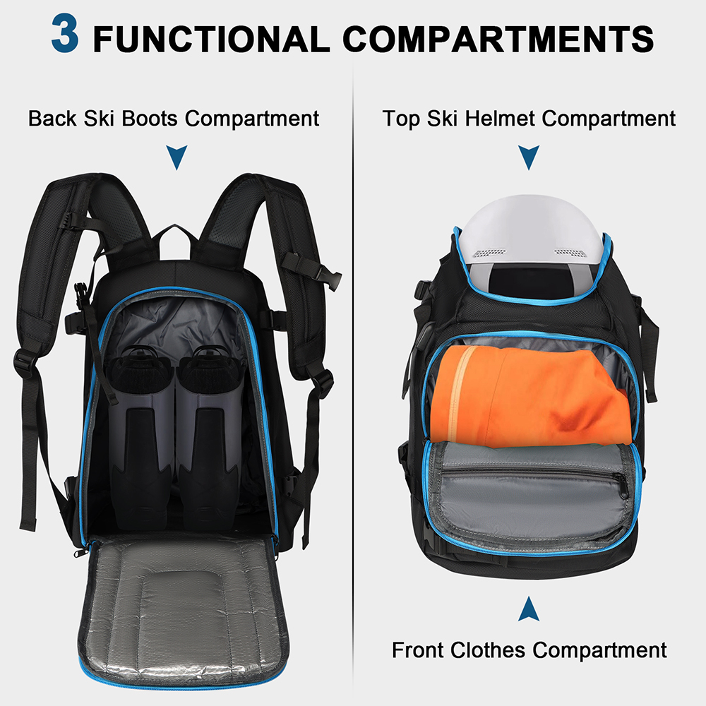 Bolsa para bota de esqui de vi - Ski Boot Bag Backpack Travel avaliação e preço