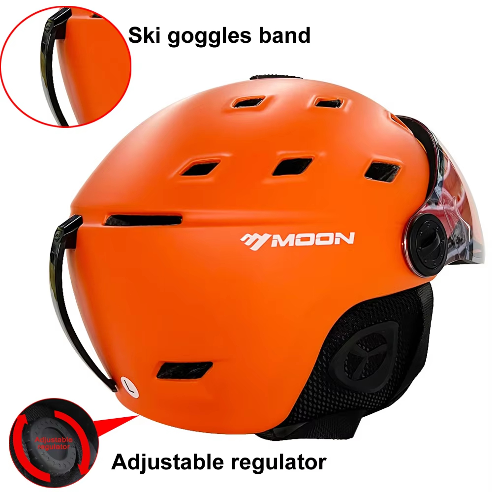 Capacete de Esqui MOON MS100 2 - Ski Helmet With Integrated Visor avaliação e preço