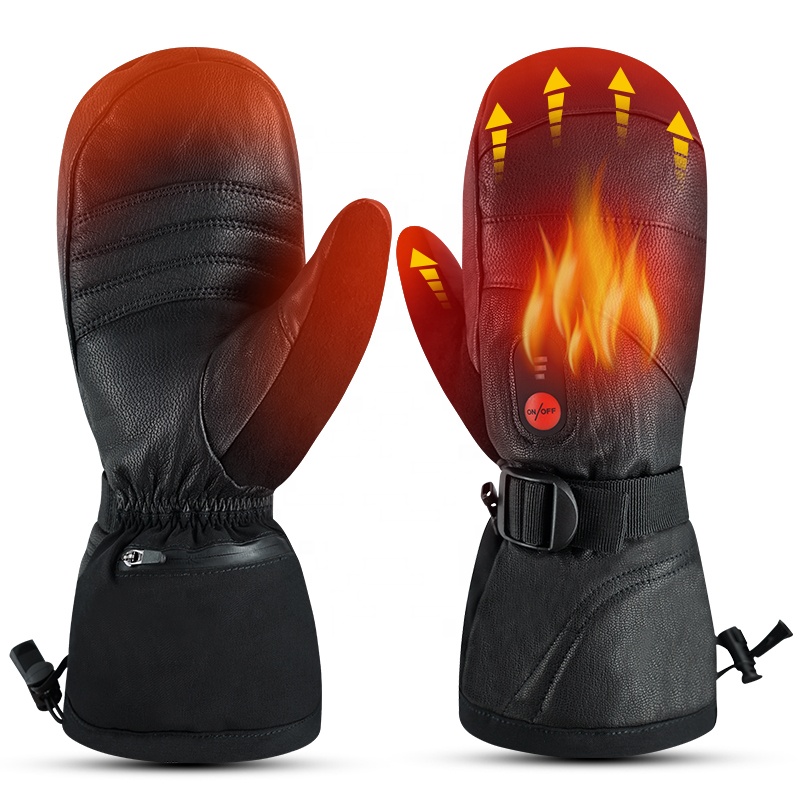 Luvas de esqui aquecidas, reca - Heated Ski Gloves Battery Waterproof avaliação e preço