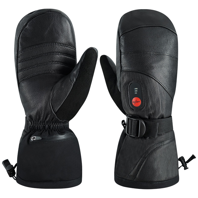 Inverno esqui snowboard luvas  - Heated Ski Gloves Battery Waterproof avaliação e preço