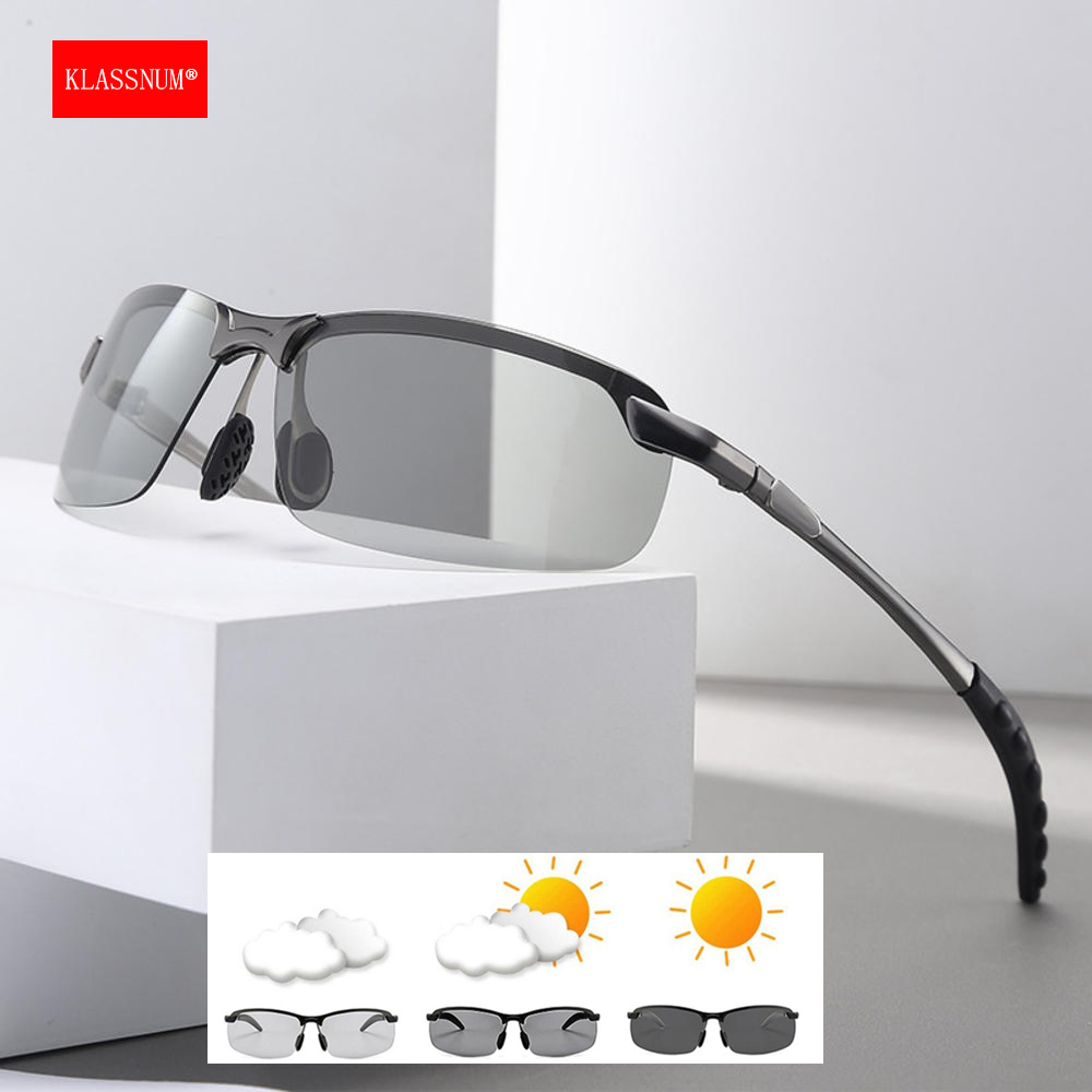 KLASSNUM-Óculos de sol fotocro - Ski Goggles Polarized Photochromic avaliação e preço