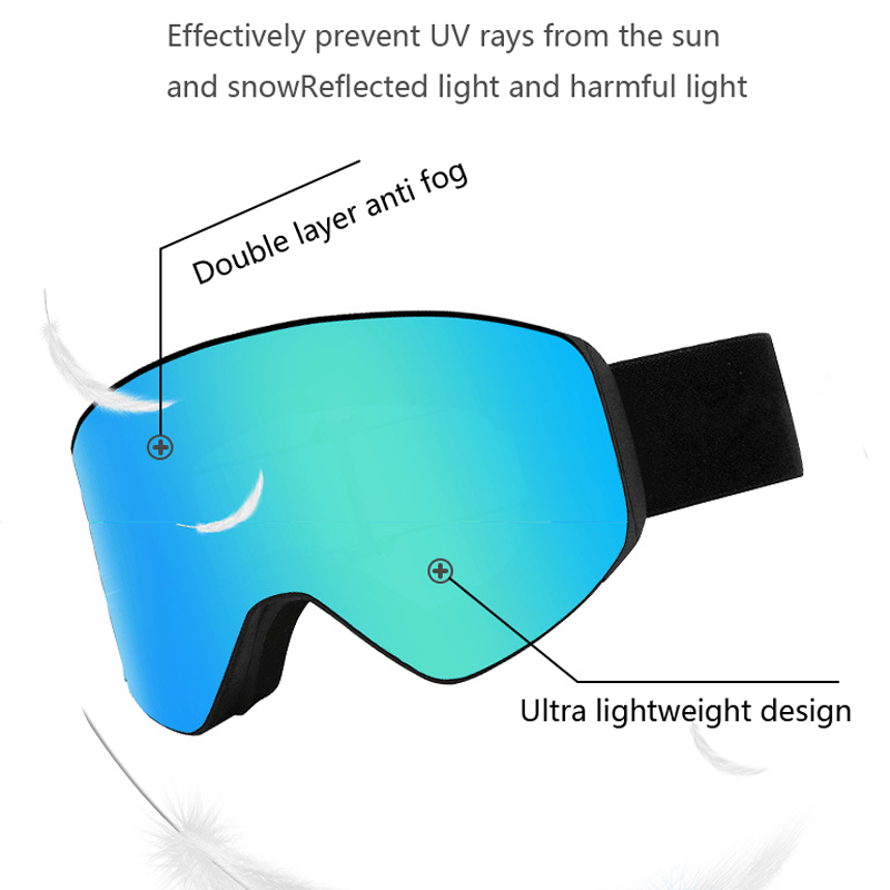 Óculos de Esqui Magnéticos de  - Ski Goggles Magnetic Quick Change Lens avaliação e preço