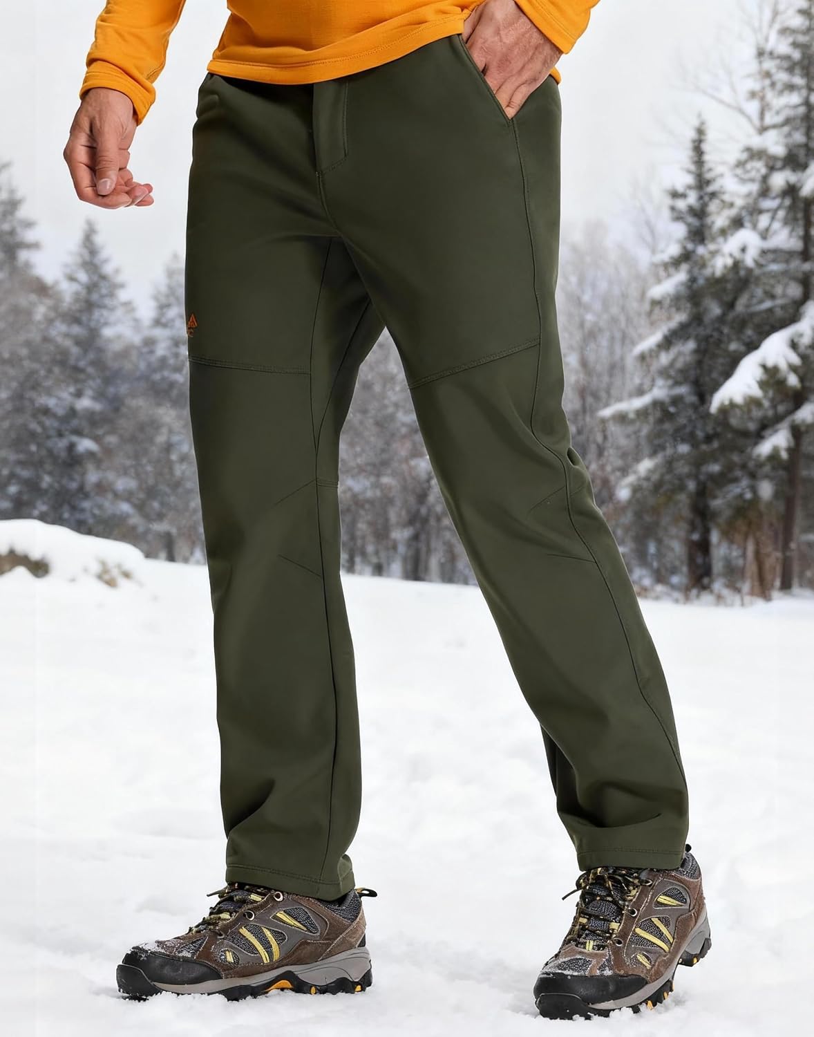 Calças de Caminhada para Homen - Ski Pants Waterproof Insulated Winter avaliação e preço