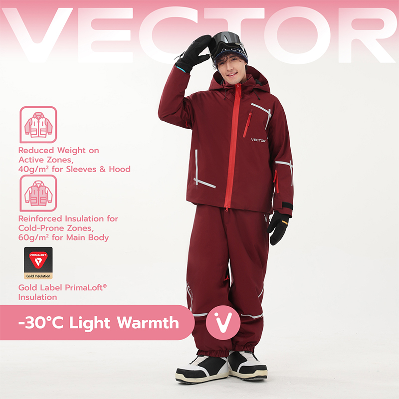 VECTOR Jaqueta de esqui para m - Ski Pants Waterproof Insulated Winter avaliação e preço