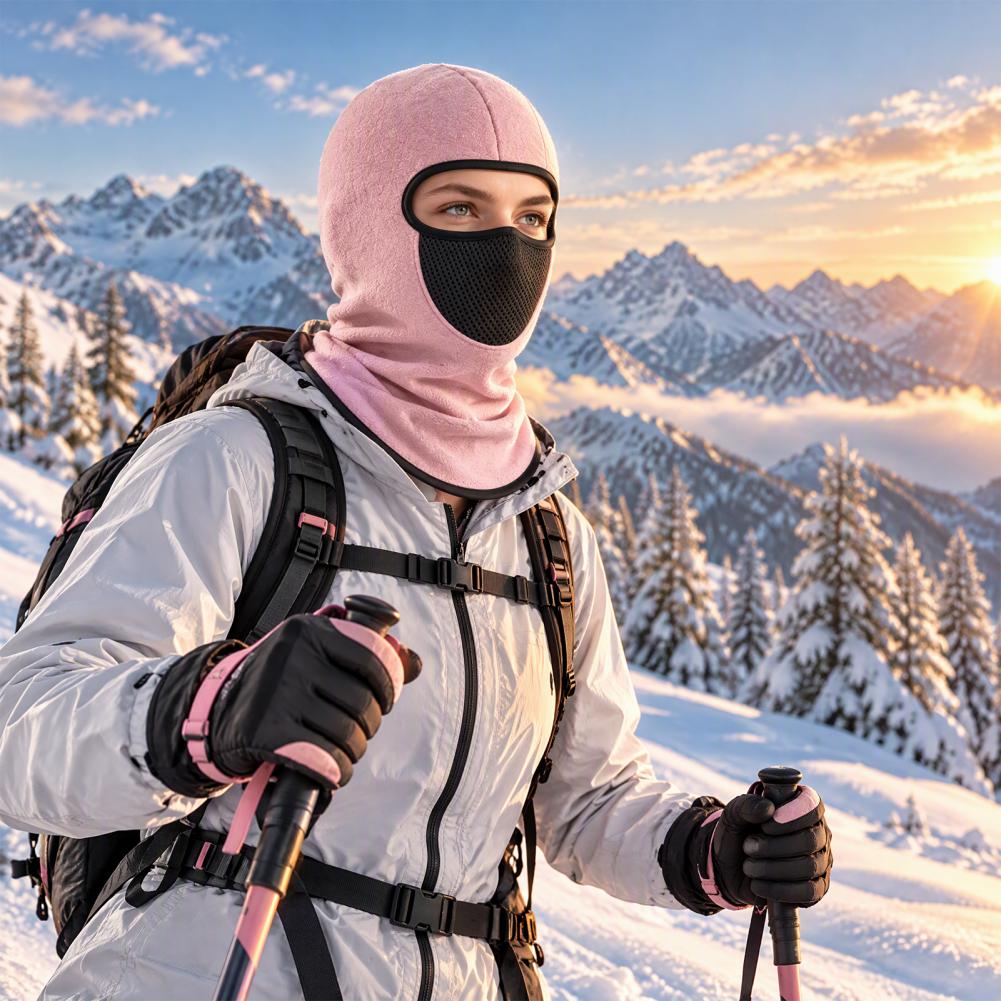 Protetor facial quente, balacl - Balaclava Ski Mask Windproof Fleece avaliação e preço