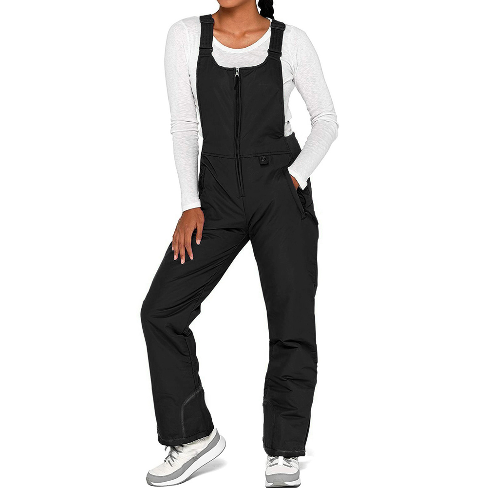 Babadores de neve femininos, b - Ski Pants Waterproof Insulated Winter avaliação e preço