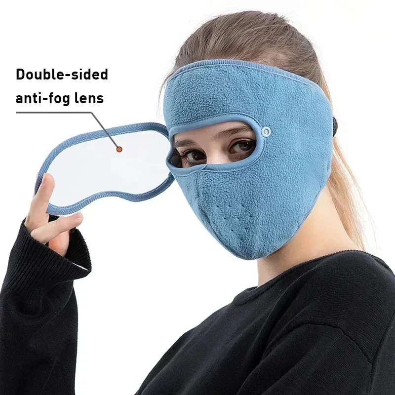 Máscara Facial Corta-Vento Que - Balaclava Ski Mask Windproof Fleece avaliação e preço