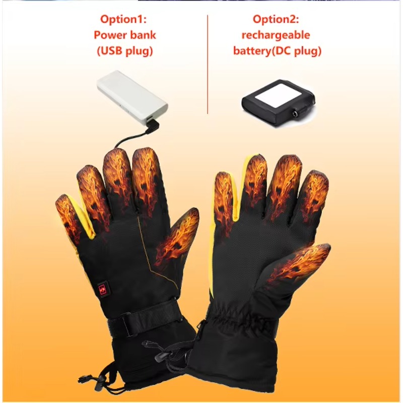 Luvas Térmicas Elétricas Recar - Heated Ski Gloves Battery Waterproof avaliação e preço