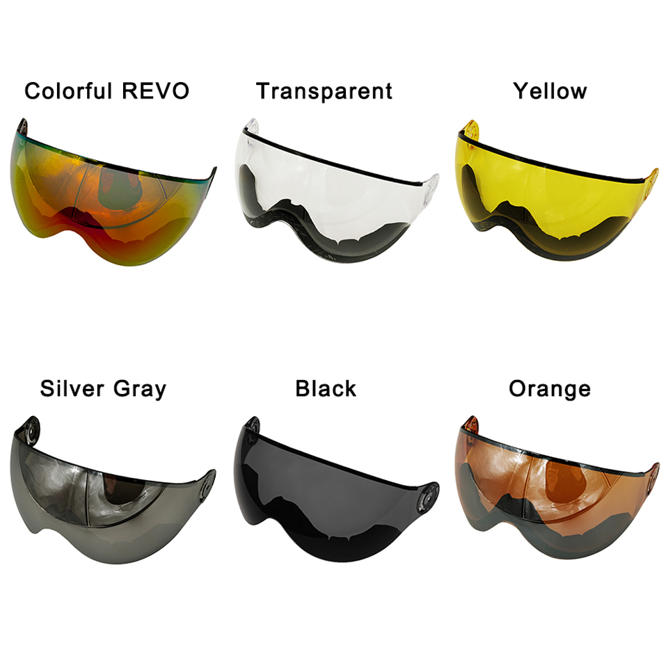 LOCLE MOON MS95 MS99 Capacete  - Ski Helmet With Integrated Visor avaliação e preço
