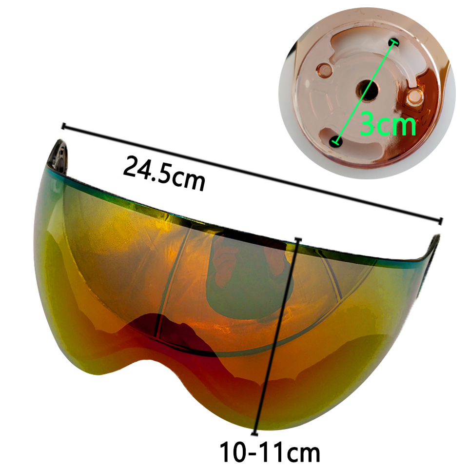 LOCLE MOON MS95 MS99 Capacete  - Ski Helmet With Integrated Visor avaliação e preço