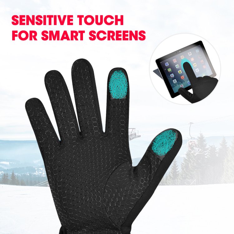 Luvas de esqui elétricas aquec - Heated Ski Gloves Battery Waterproof avaliação e preço