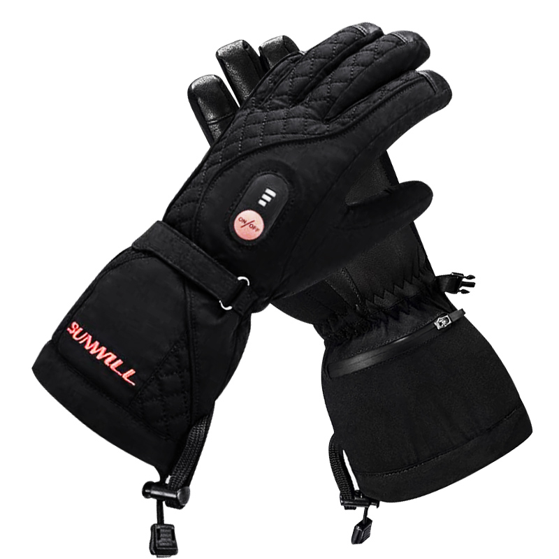Luvas de esqui elétricas com a - Heated Ski Gloves Battery Waterproof avaliação e preço
