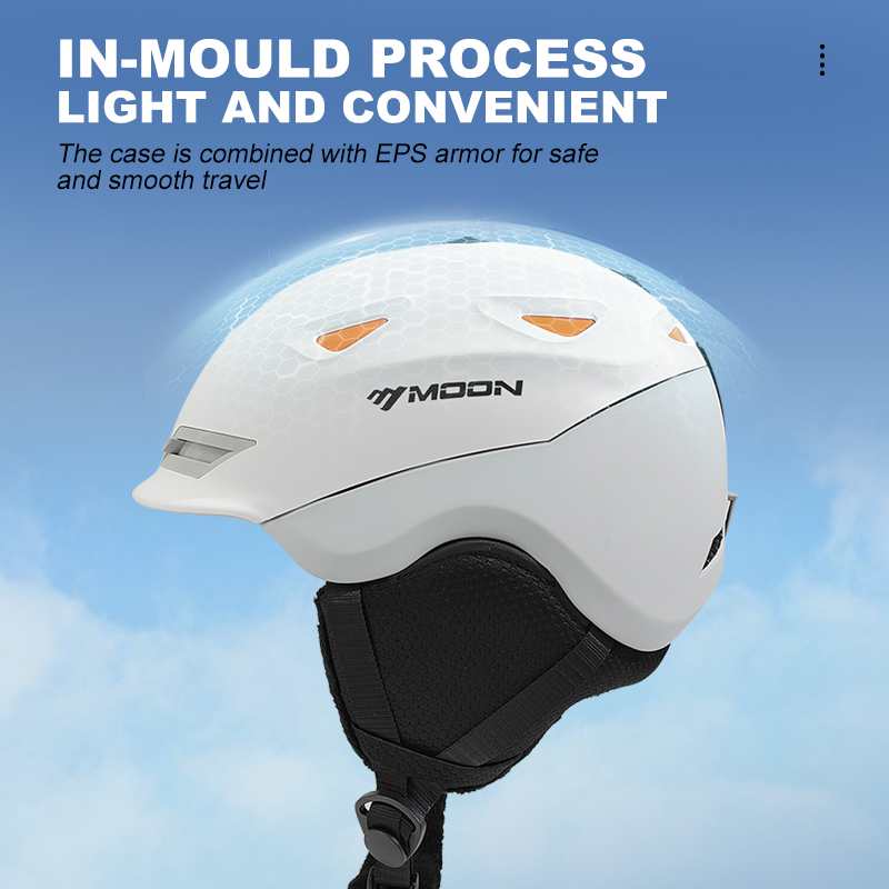 MOON-Capacete de esqui para ad - Ski Helmet With Integrated Visor avaliação e preço
