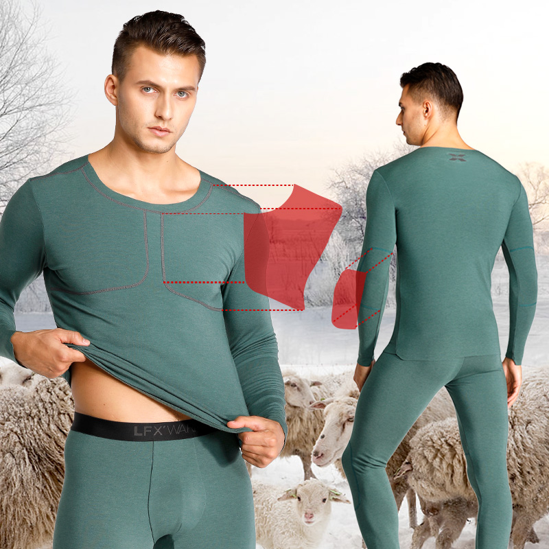 52025 Roupa íntima térmica que - Merino Wool Base Layer Thermal Underwear avaliação e preço