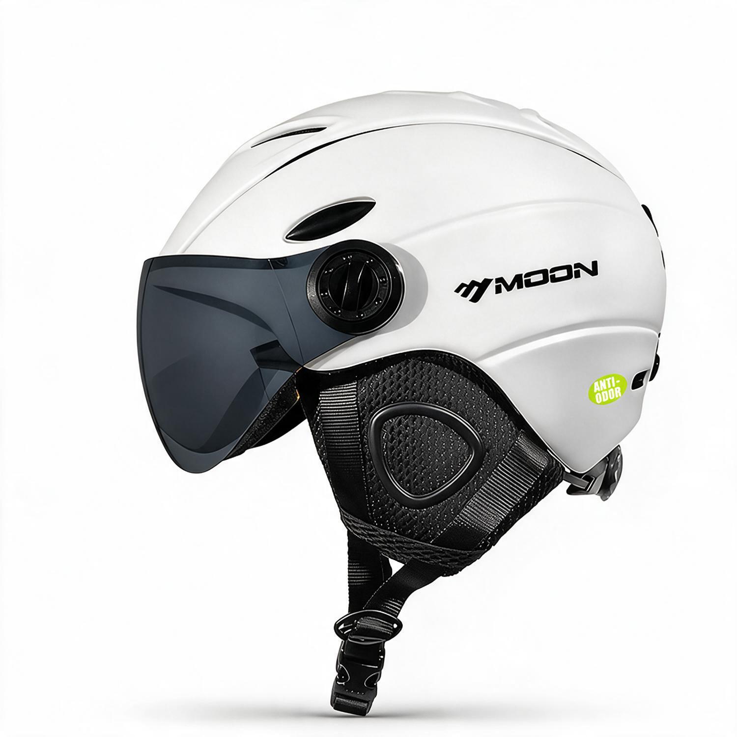 Capacete de esqui MOON com vis - Ski Helmet With Integrated Visor avaliação e preço