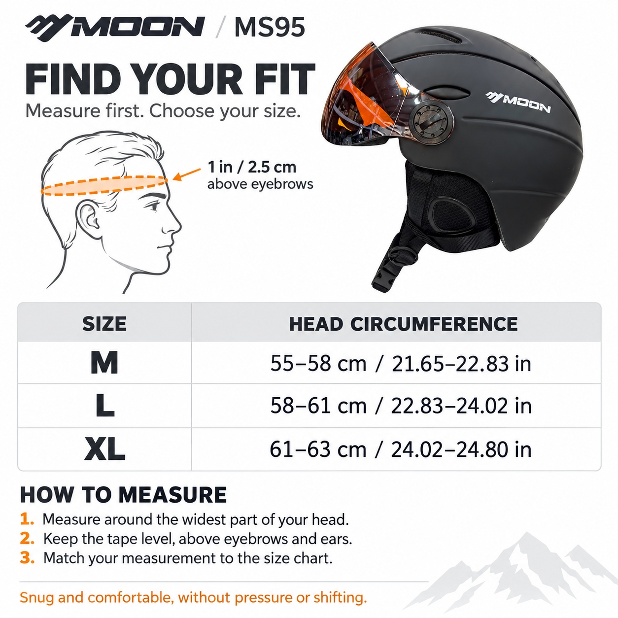 Capacete de esqui MOON com vis - Ski Helmet With Integrated Visor avaliação e preço