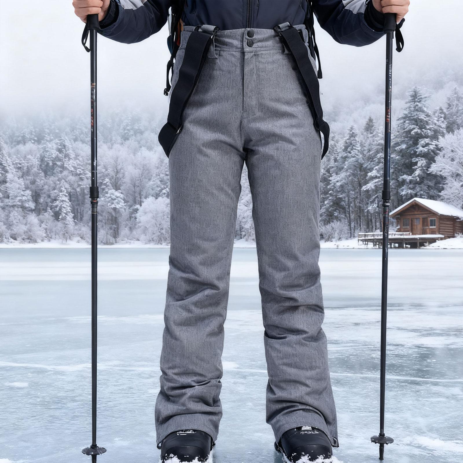 Macacão de Esqui Feminino para - Ski Pants Waterproof Insulated Winter avaliação e preço