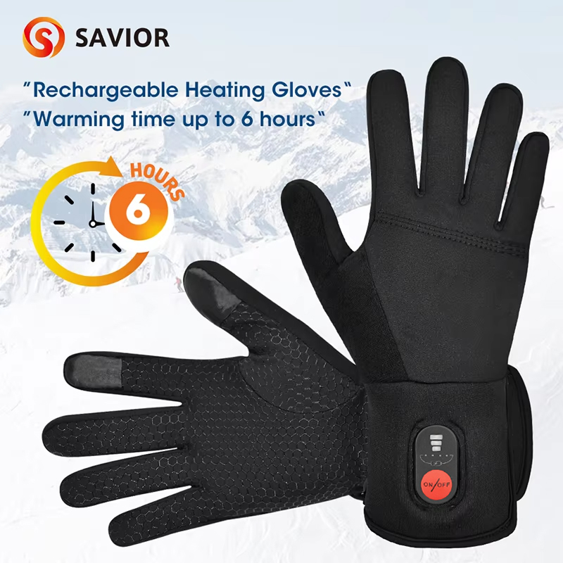 Luvas Térmicas Recarregáveis à - Heated Ski Gloves Battery Waterproof avaliação e preço