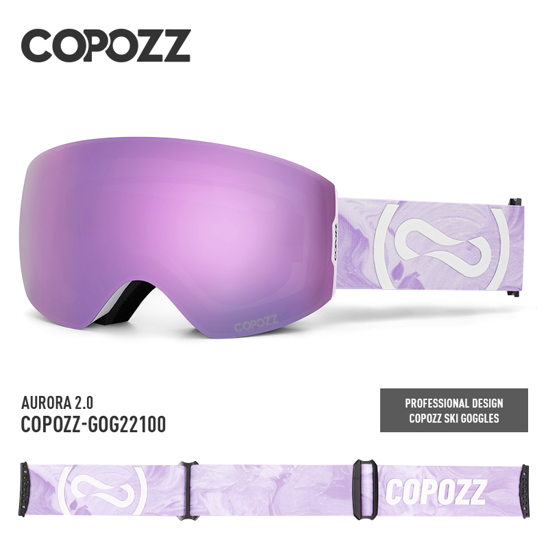 Óculos de esqui profissionais  - Ski Goggles Magnetic Quick Change Lens avaliação e preço