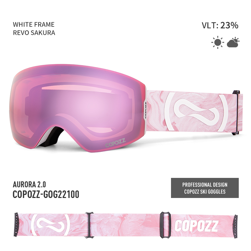 Óculos de esqui profissionais  - Ski Goggles Magnetic Quick Change Lens avaliação e preço