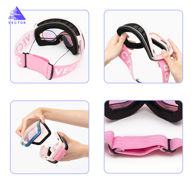 Óculos de esqui magnéticos VEC - Ski Goggles Magnetic Quick Change Lens avaliação e preço
