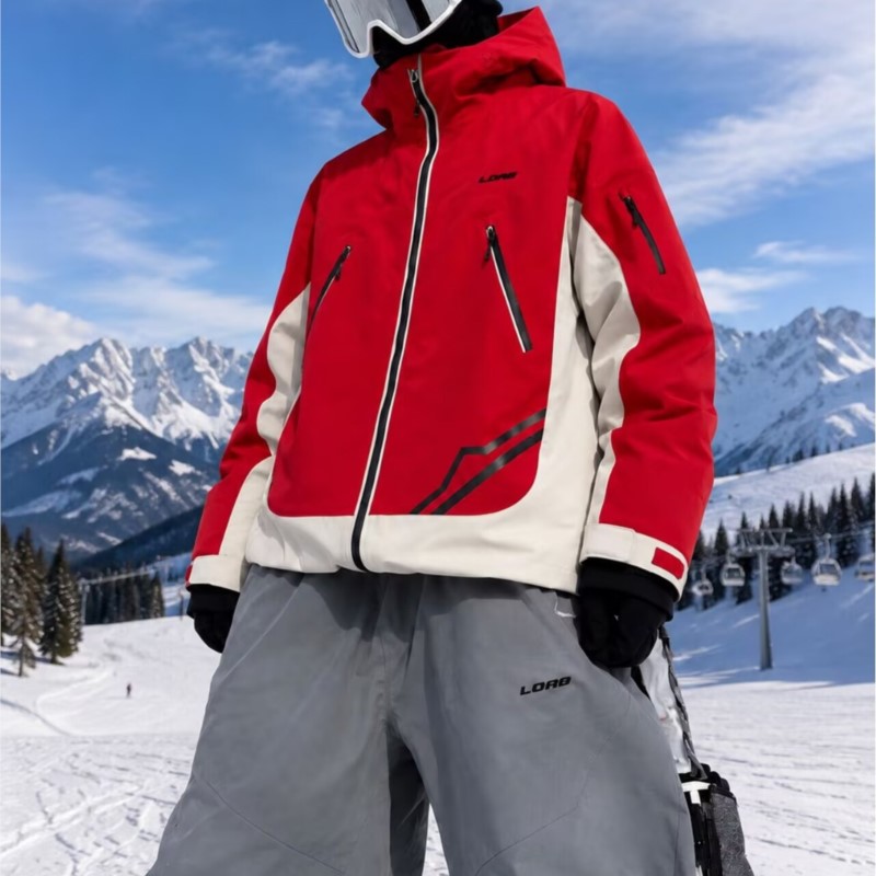 Conjunto de Jaqueta e Calça de - Ski Pants Waterproof Insulated Winter avaliação e preço