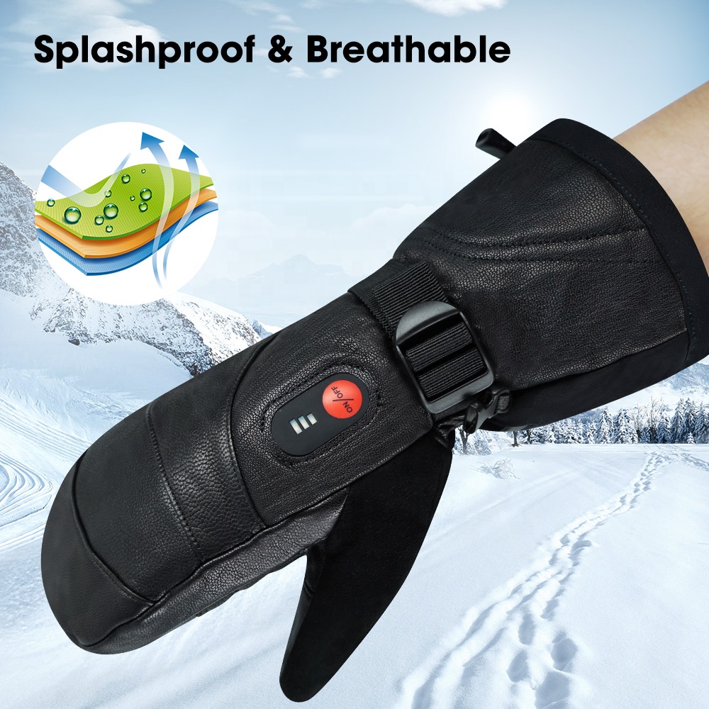 Luvas de Esqui Aquecidas Recar - Heated Ski Gloves Battery Waterproof avaliação e preço