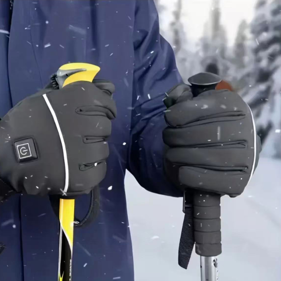 Luvas aquecidas elétricas reca - Heated Ski Gloves Battery Waterproof avaliação e preço