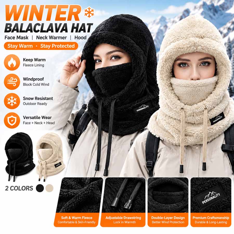 Balaclava de Inverno para Esqu - Balaclava Ski Mask Windproof Fleece avaliação e preço