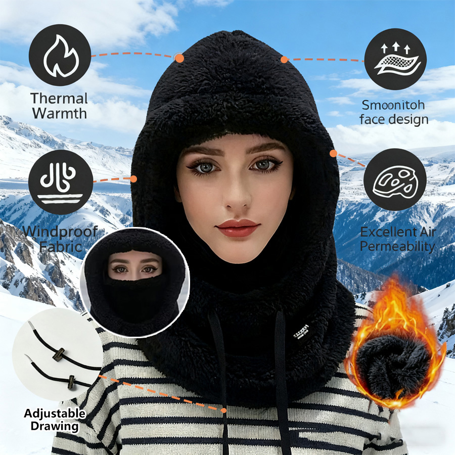 Balaclava de Inverno para Esqu - Balaclava Ski Mask Windproof Fleece avaliação e preço