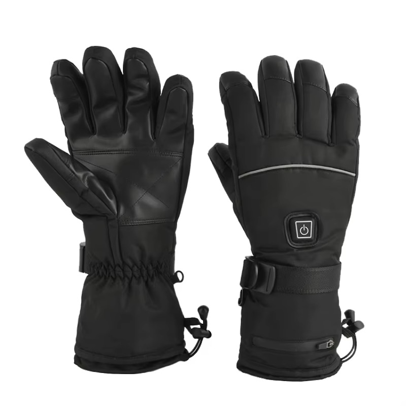 2026 logotipo personalizado de - Heated Ski Gloves Battery Waterproof avaliação e preço