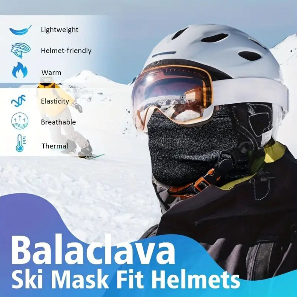 Balaclava de inverno para moto - Balaclava Ski Mask Windproof Fleece avaliação e preço