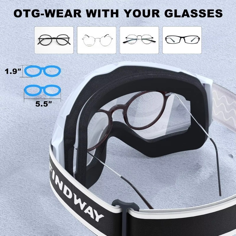 Óculos de esqui/snowboard Airo - Snowboard Goggles Otg Over Glasses avaliação e preço