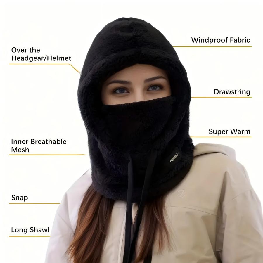 Inverno quente balaclava térmi - Balaclava Ski Mask Windproof Fleece avaliação e preço