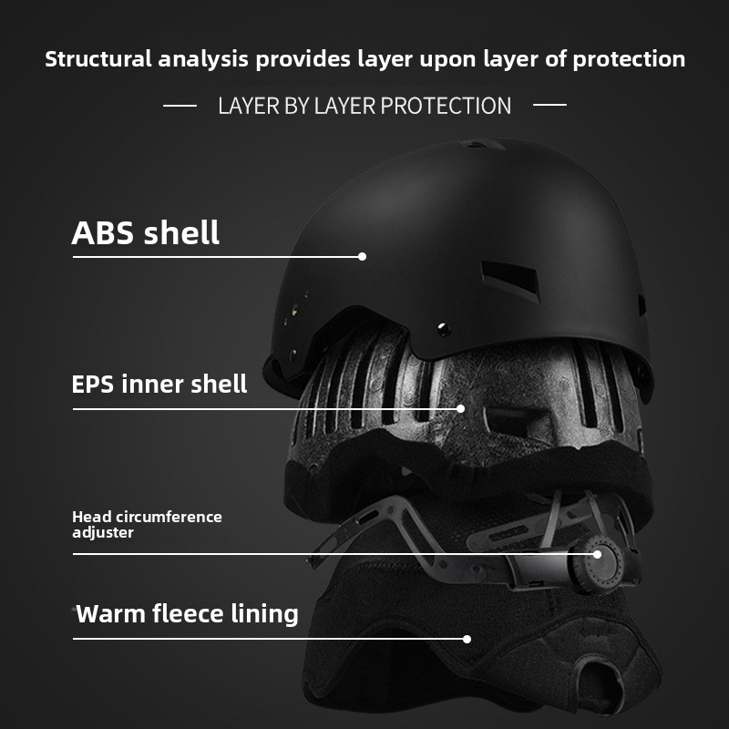 Novo Capacete de Esqui Leve e  - Ski Helmet With Integrated Visor avaliação e preço