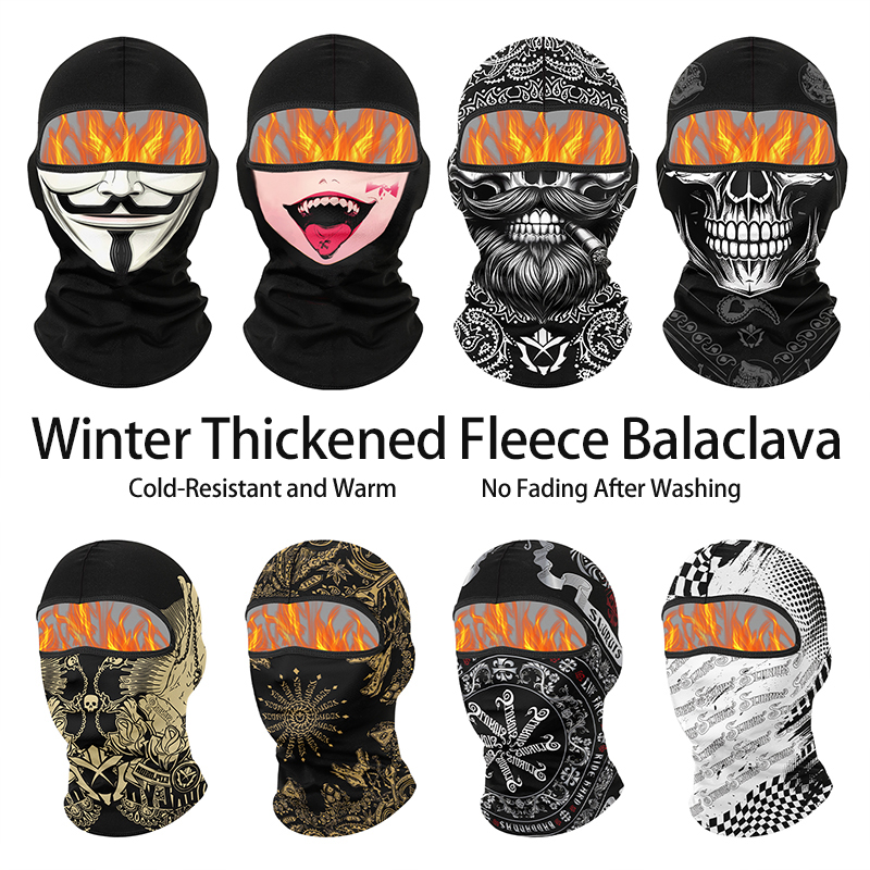 Balaclava de inverno para moto - Balaclava Ski Mask Windproof Fleece avaliação e preço
