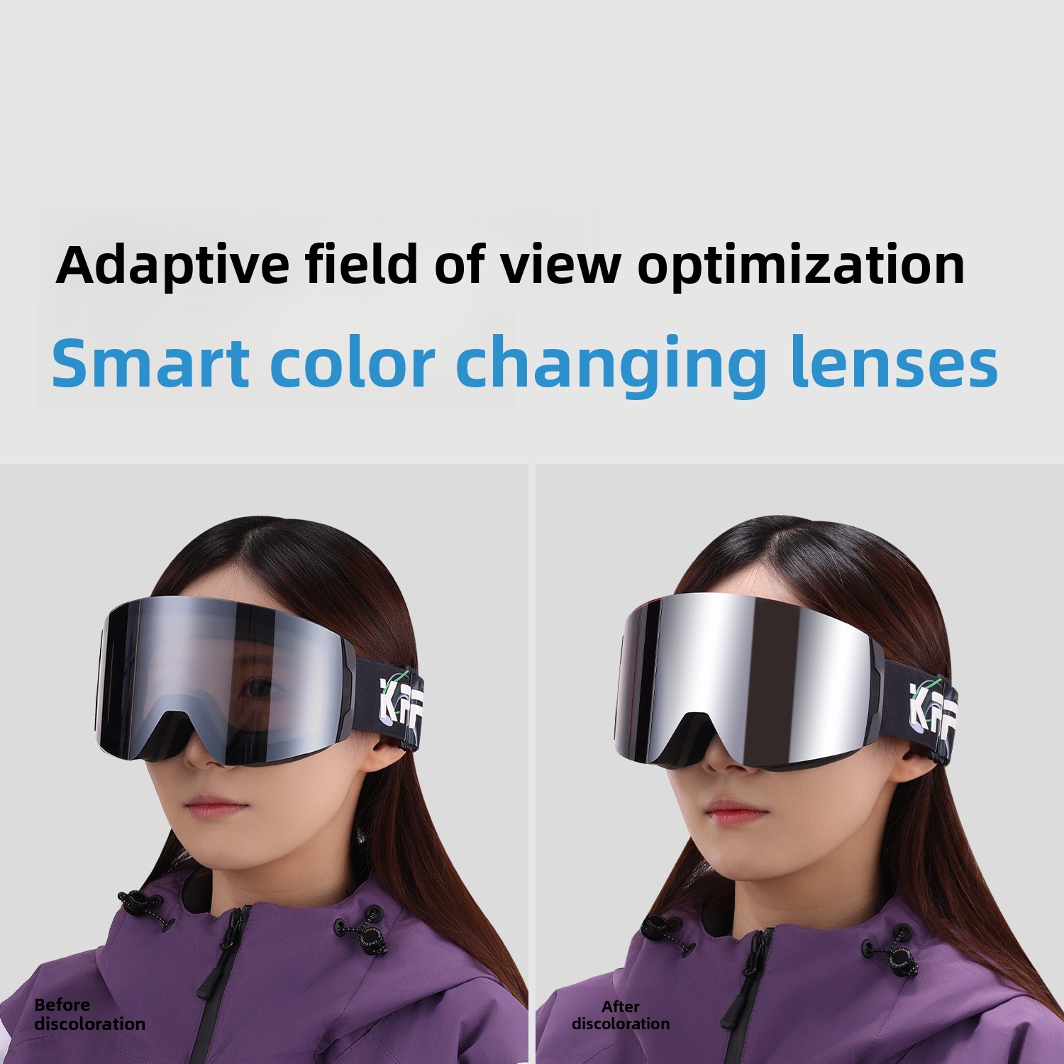 Óculos de esqui magnéticos KAP - Ski Goggles Magnetic Quick Change Lens avaliação e preço